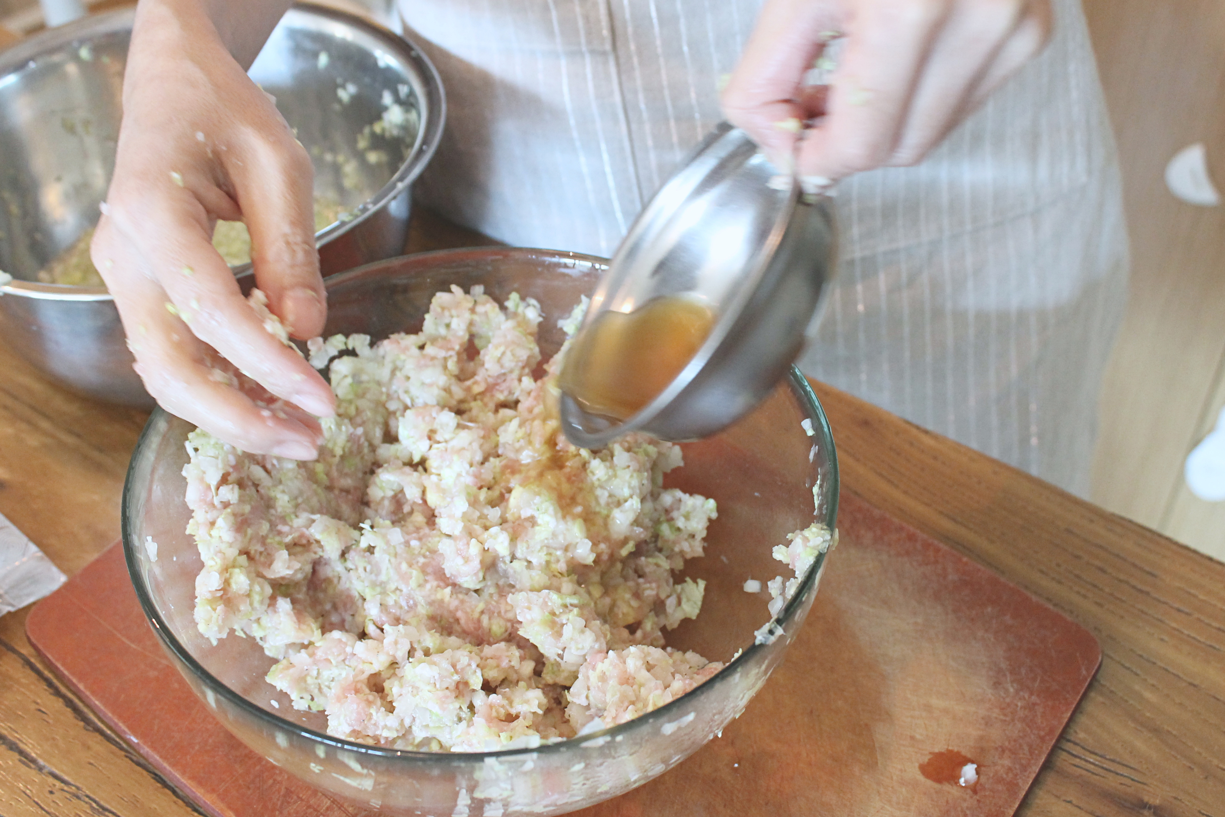 紫蘇葉日式煎餃－Recipe by Ms Ohno Michiko的做法 步骤5