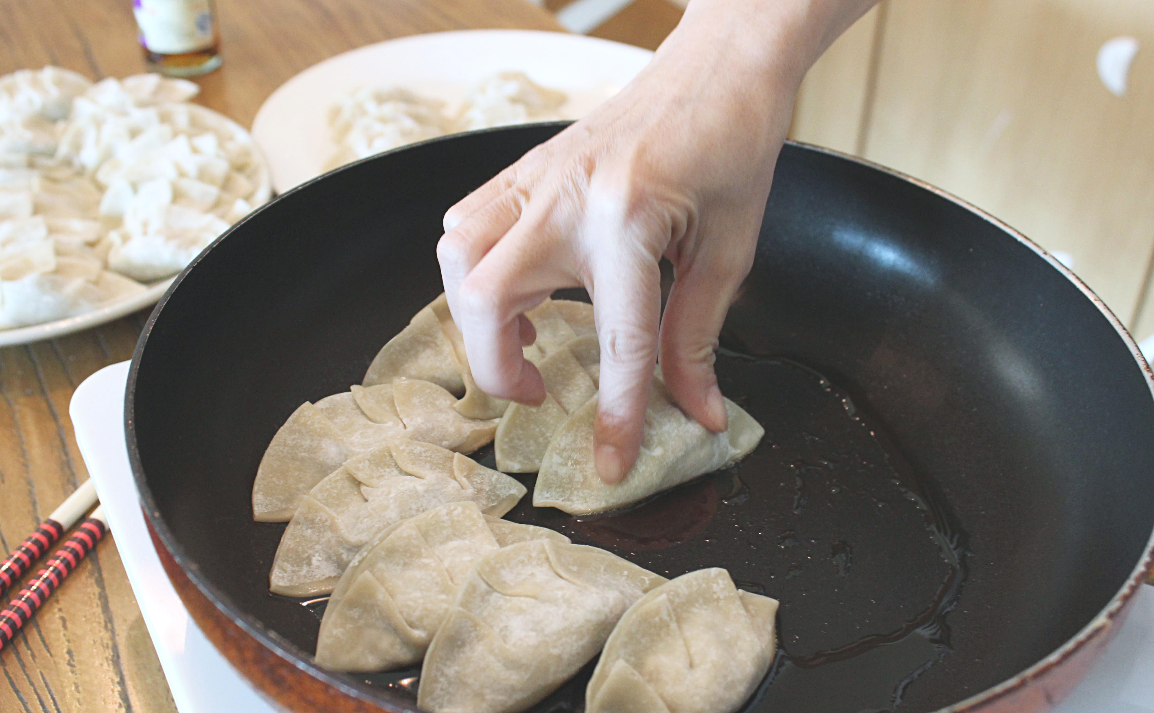 紫蘇葉日式煎餃－Recipe by Ms Ohno Michiko的做法 步骤7