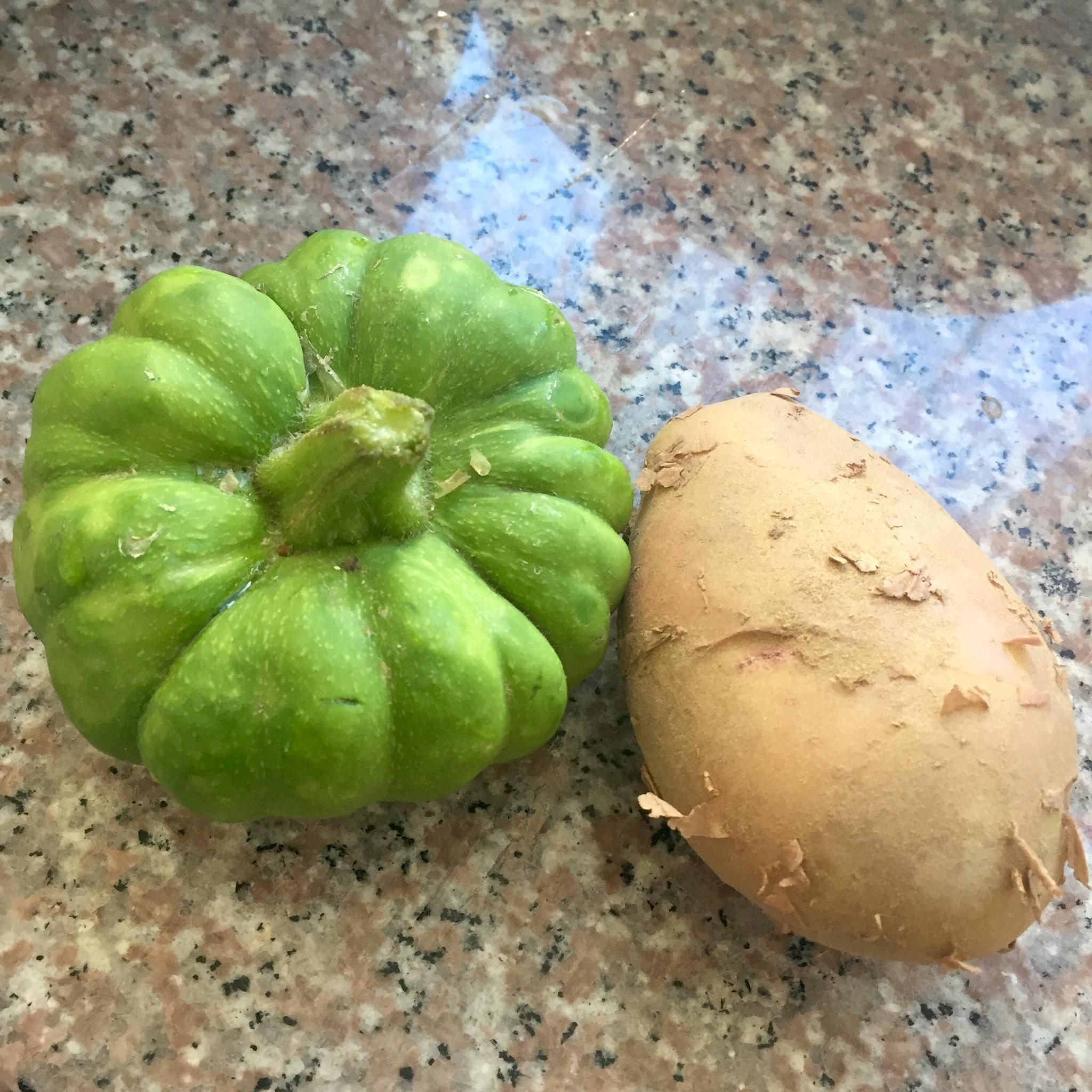 洋芋燜小瓜的做法 步骤1