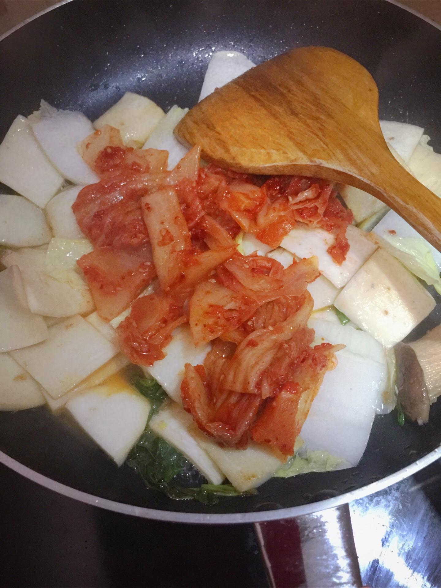 韓式泡菜帶魚的做法 步骤6