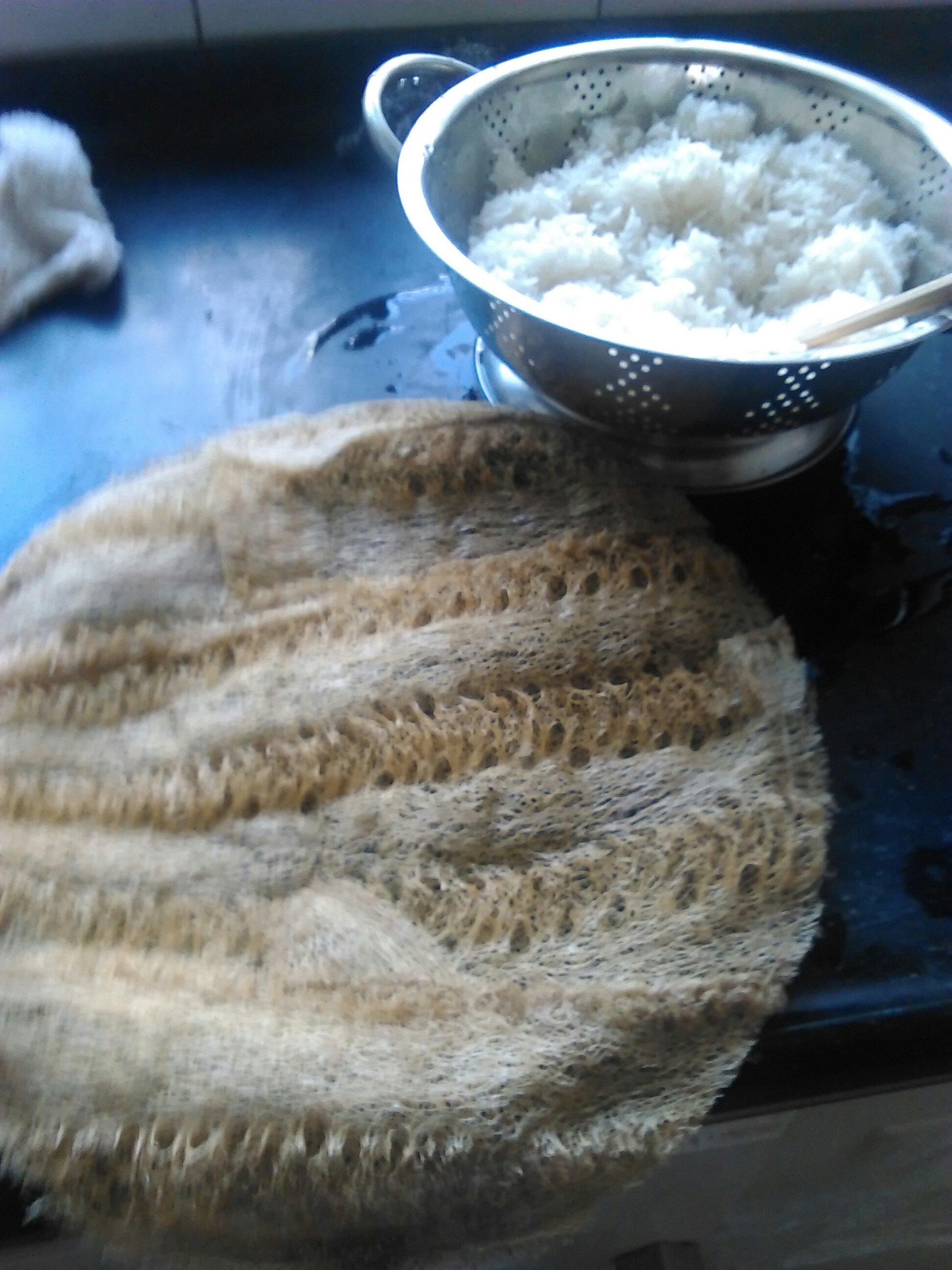 蒸糯米飯墊布改進方法的做法 步骤4