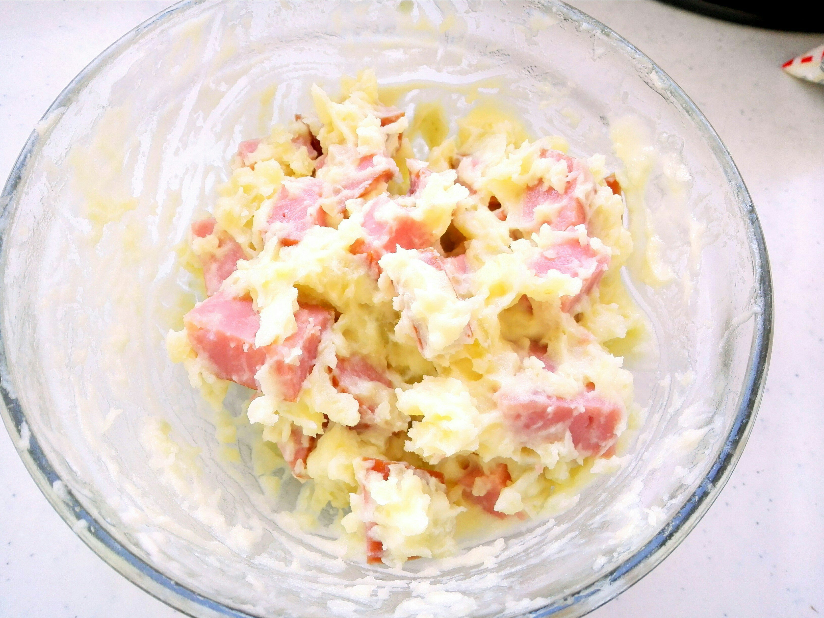 超簡易又好吃的土豆沙拉的做法 步骤3