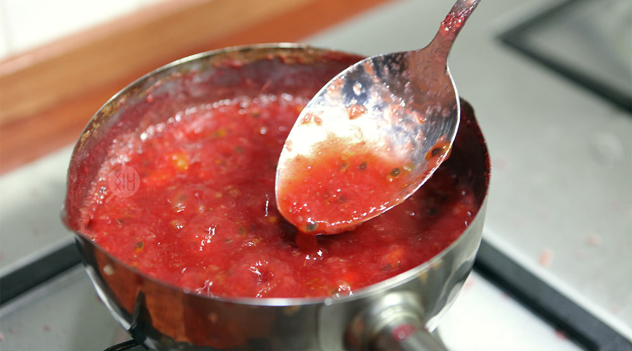 大果粒百香果草莓醬 | 草莓醬的一萬種吃法的做法 步骤7