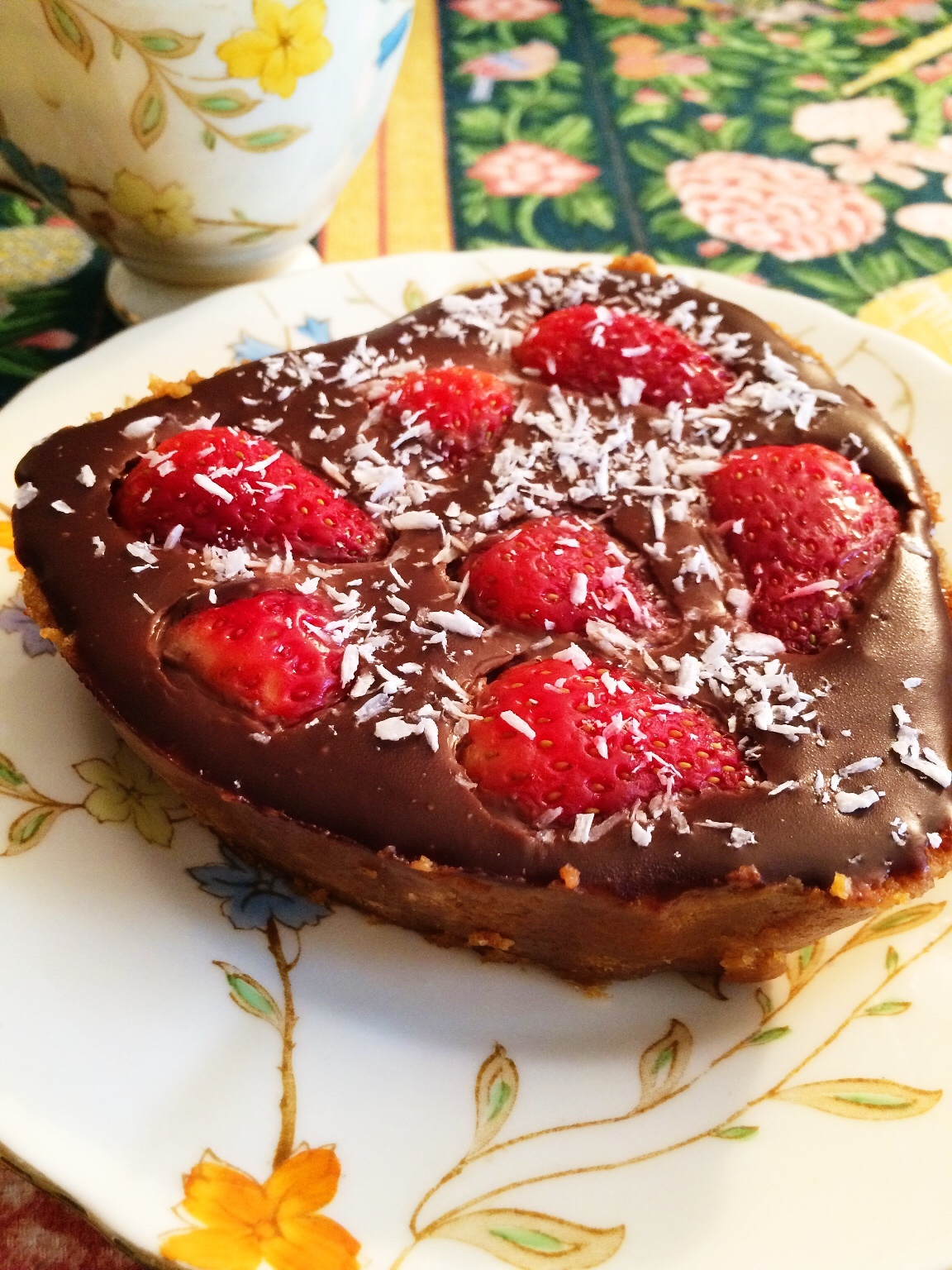 草莓巧克力蛋糕撻的做法 步骤8