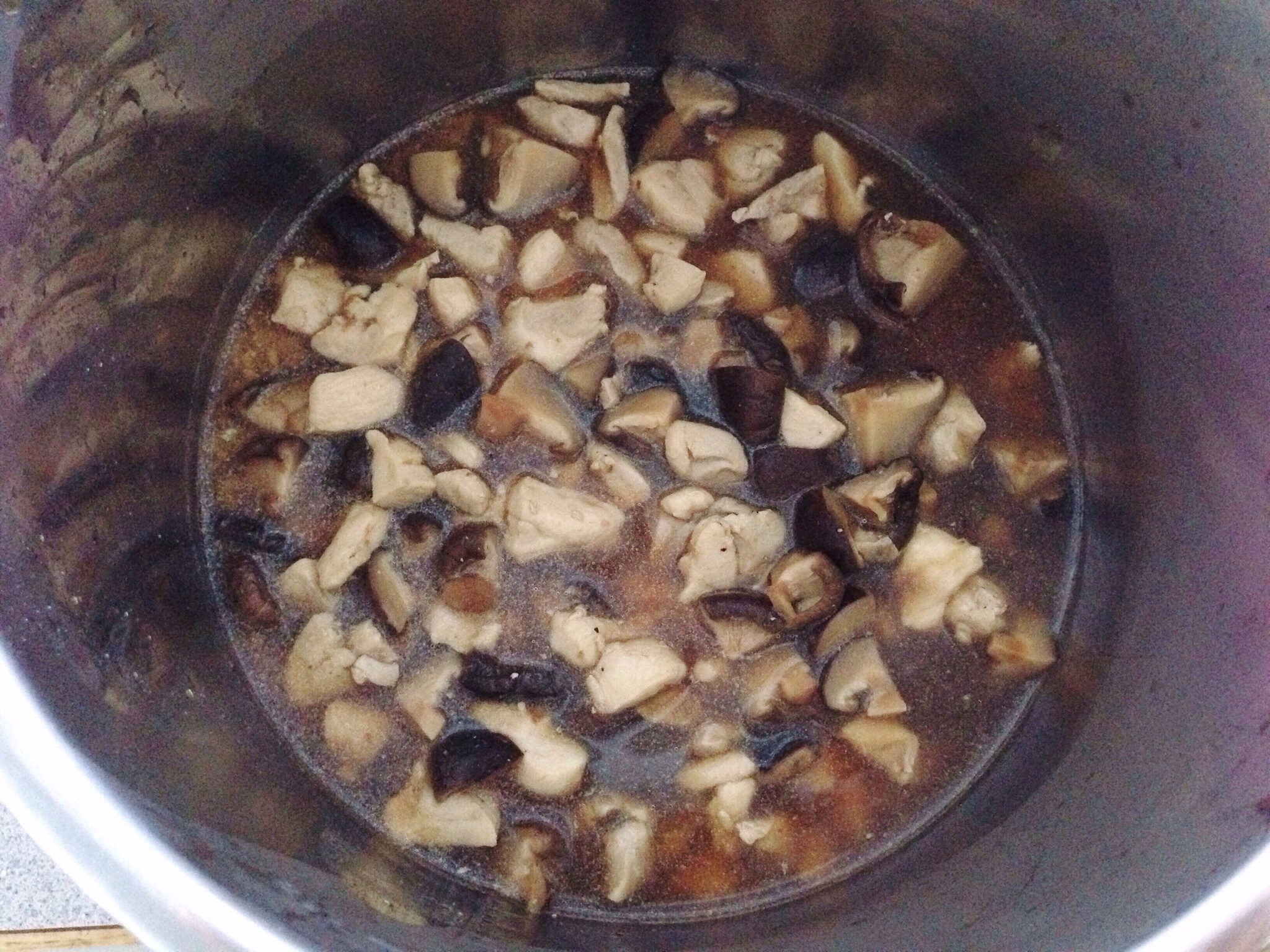 豉汁香菇雞肉燜飯的做法 步骤11