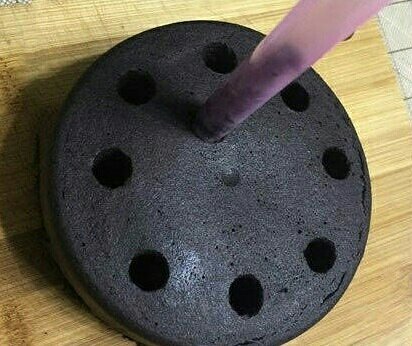 黑料理之煤球蛋糕的做法 步骤8