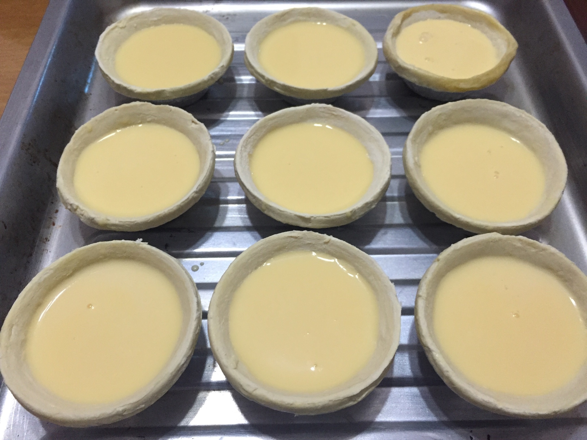 全蛋版蛋撻（奶粉、鮮奶均可）的做法 步骤3