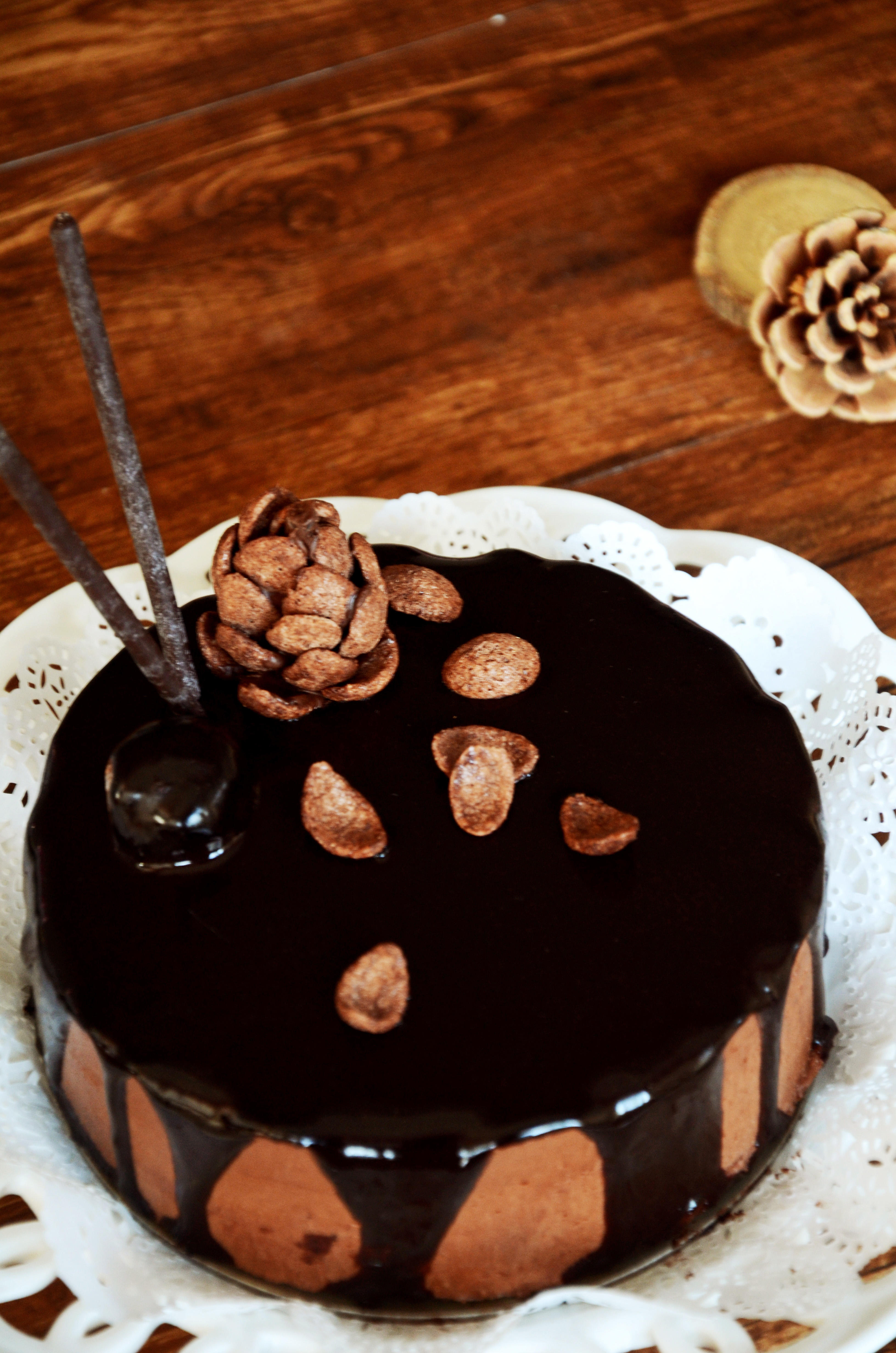 香濃巧克力慕斯蛋糕的做法 步骤14