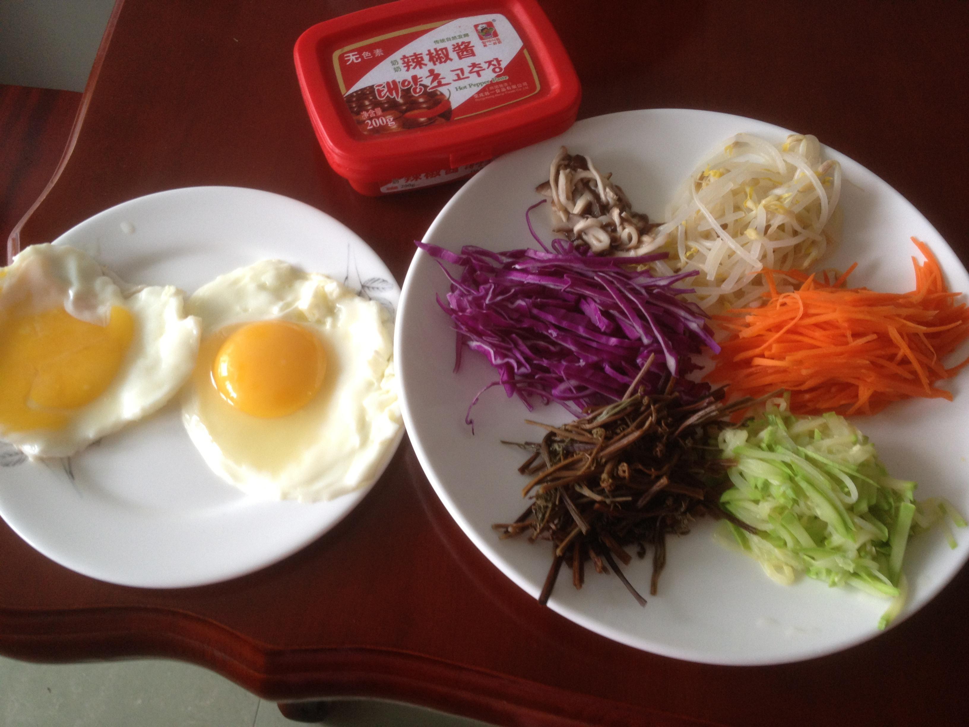 韓國料理——石鍋拌飯的做法 步骤1