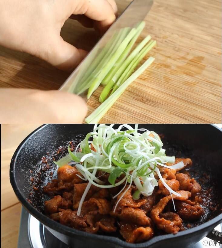 韓式辣炒豬肉（拌飯）的做法 步骤4