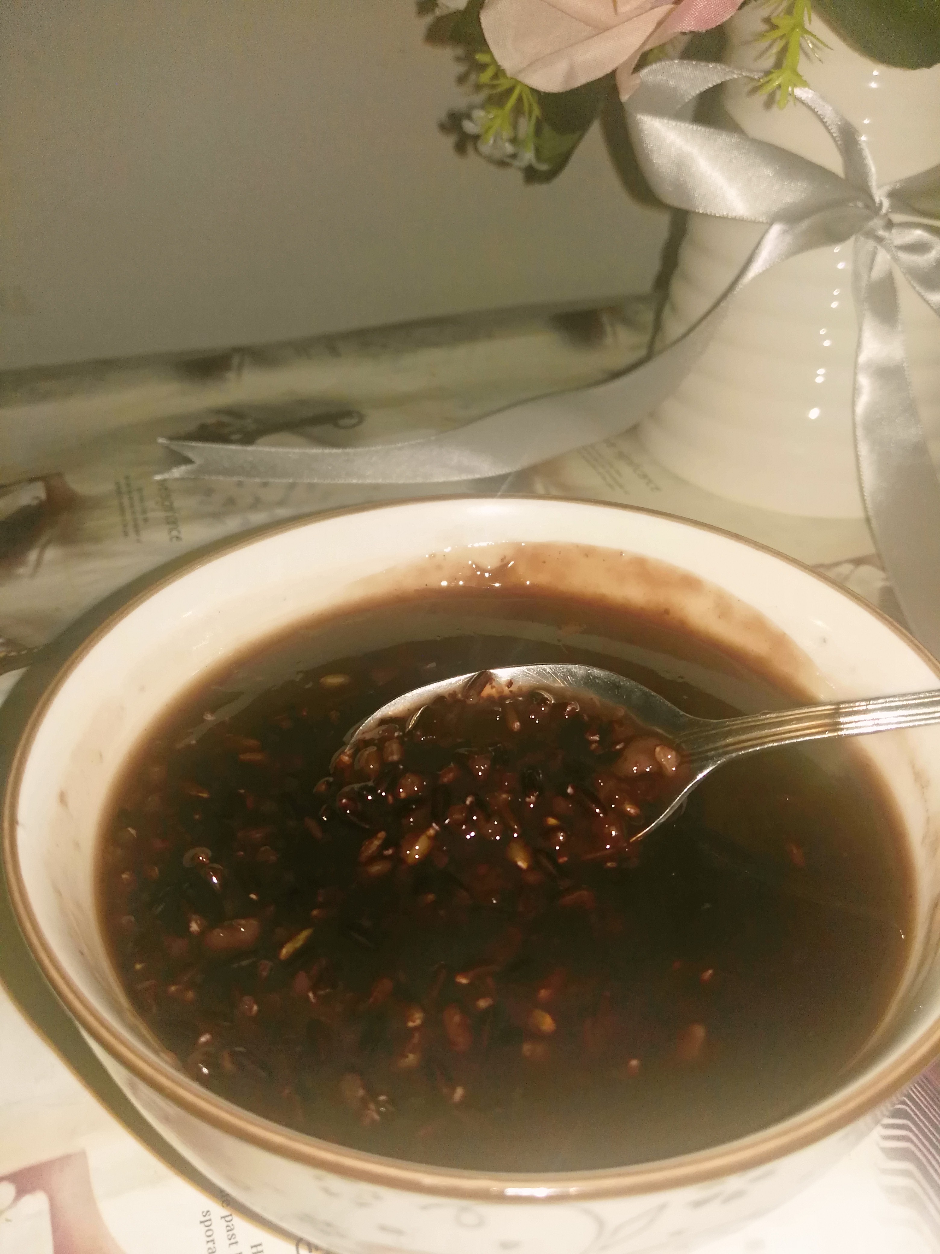 紫糯米粥的做法 步骤3