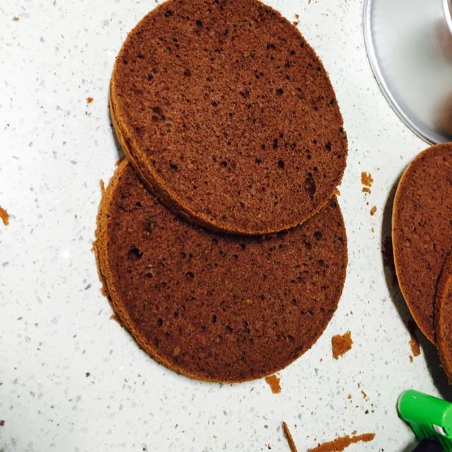 巧克力慕斯蛋糕（八寸）的做法 步骤1