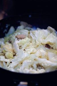 白菜燉粉條的做法 步骤2