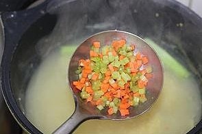 小米蝦滑粥的做法 步骤10