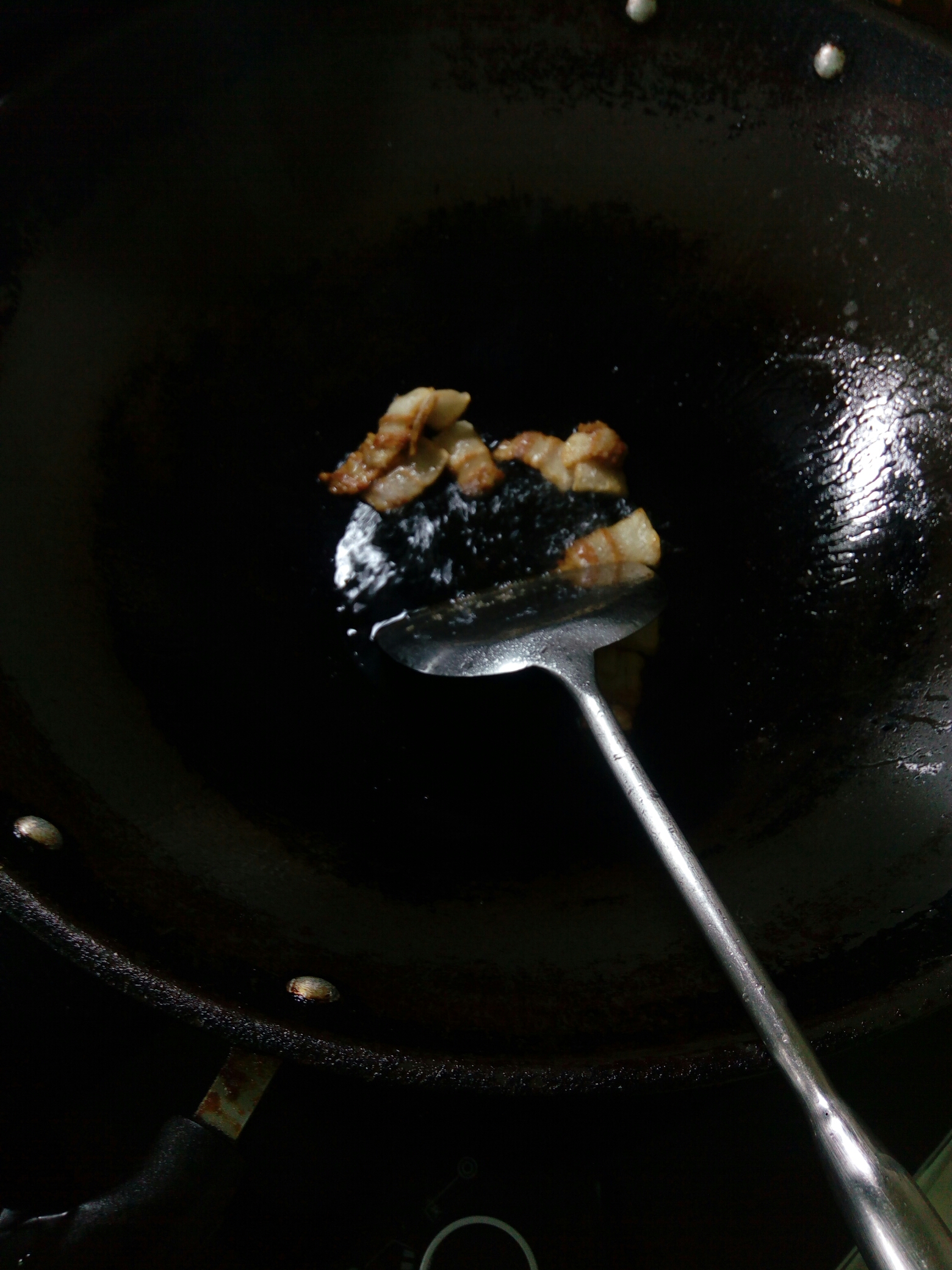 豬油渣炒莧菜的做法 步骤2