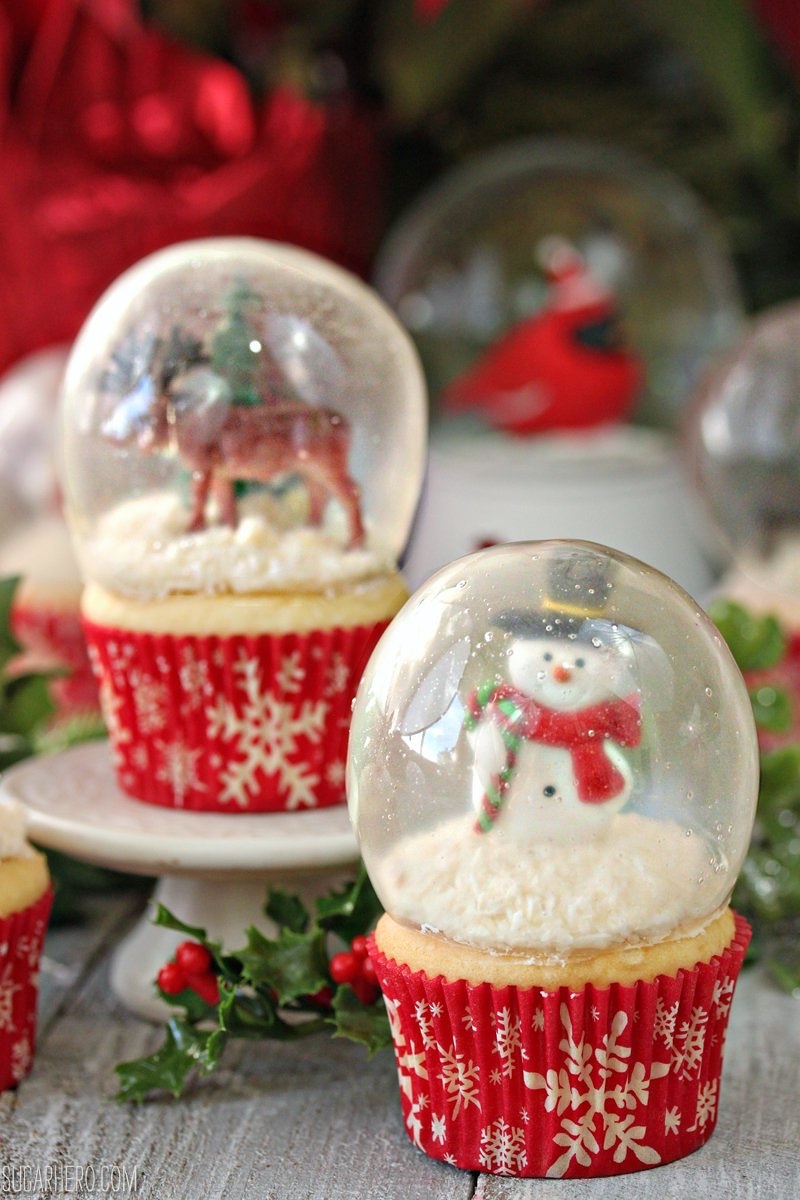 聖誕節，為甜品蓋個童話般的透明房子——【泡泡雪球蛋糕】的做法 步骤11