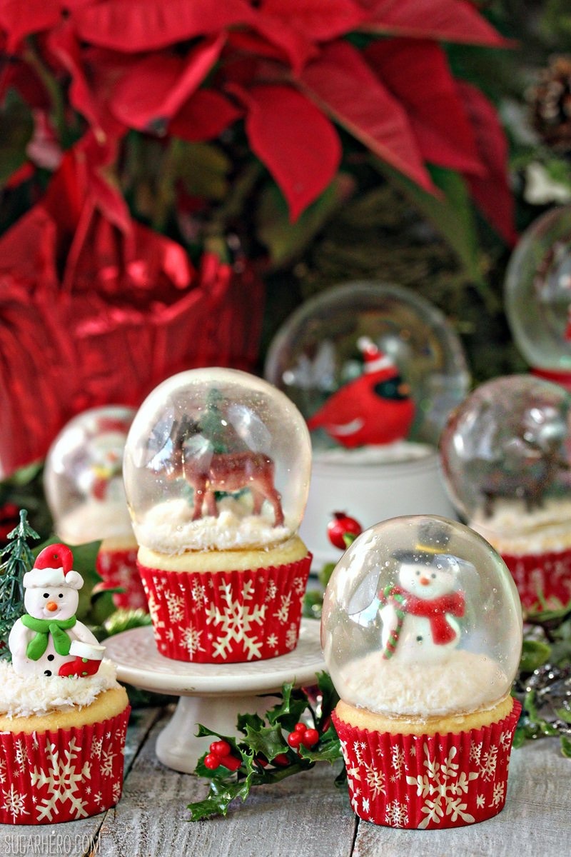 聖誕節，為甜品蓋個童話般的透明房子——【泡泡雪球蛋糕】的做法 步骤12