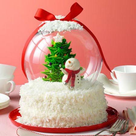 聖誕節，為甜品蓋個童話般的透明房子——【泡泡雪球蛋糕】的做法 步骤16