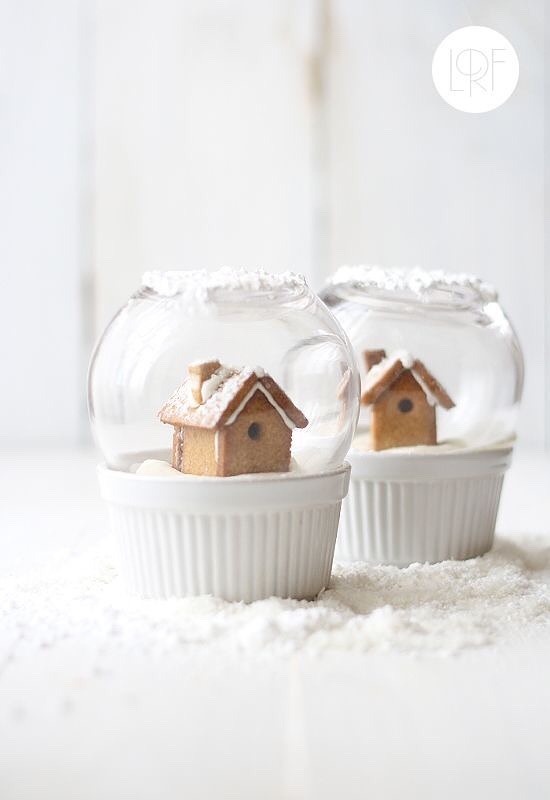 聖誕節，為甜品蓋個童話般的透明房子——【泡泡雪球蛋糕】的做法 步骤18
