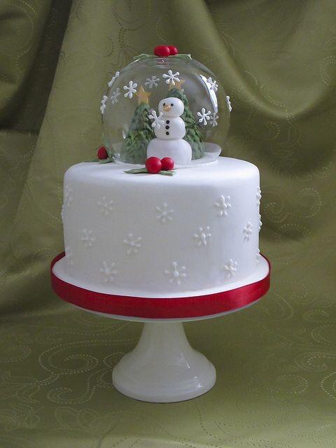 聖誕節，為甜品蓋個童話般的透明房子——【泡泡雪球蛋糕】的做法 步骤19