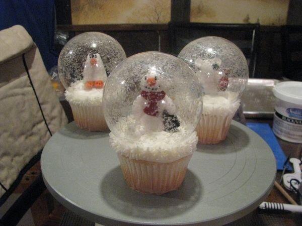 聖誕節，為甜品蓋個童話般的透明房子——【泡泡雪球蛋糕】的做法 步骤21