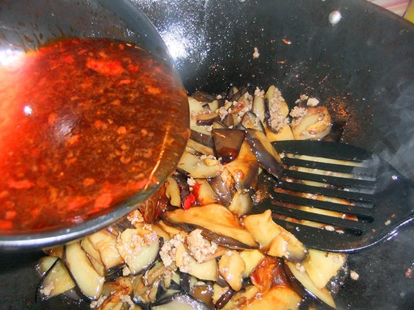 魚香肉末燒茄子的做法 步骤5