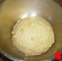 小麥胚芽玉米麪包的做法 步骤4