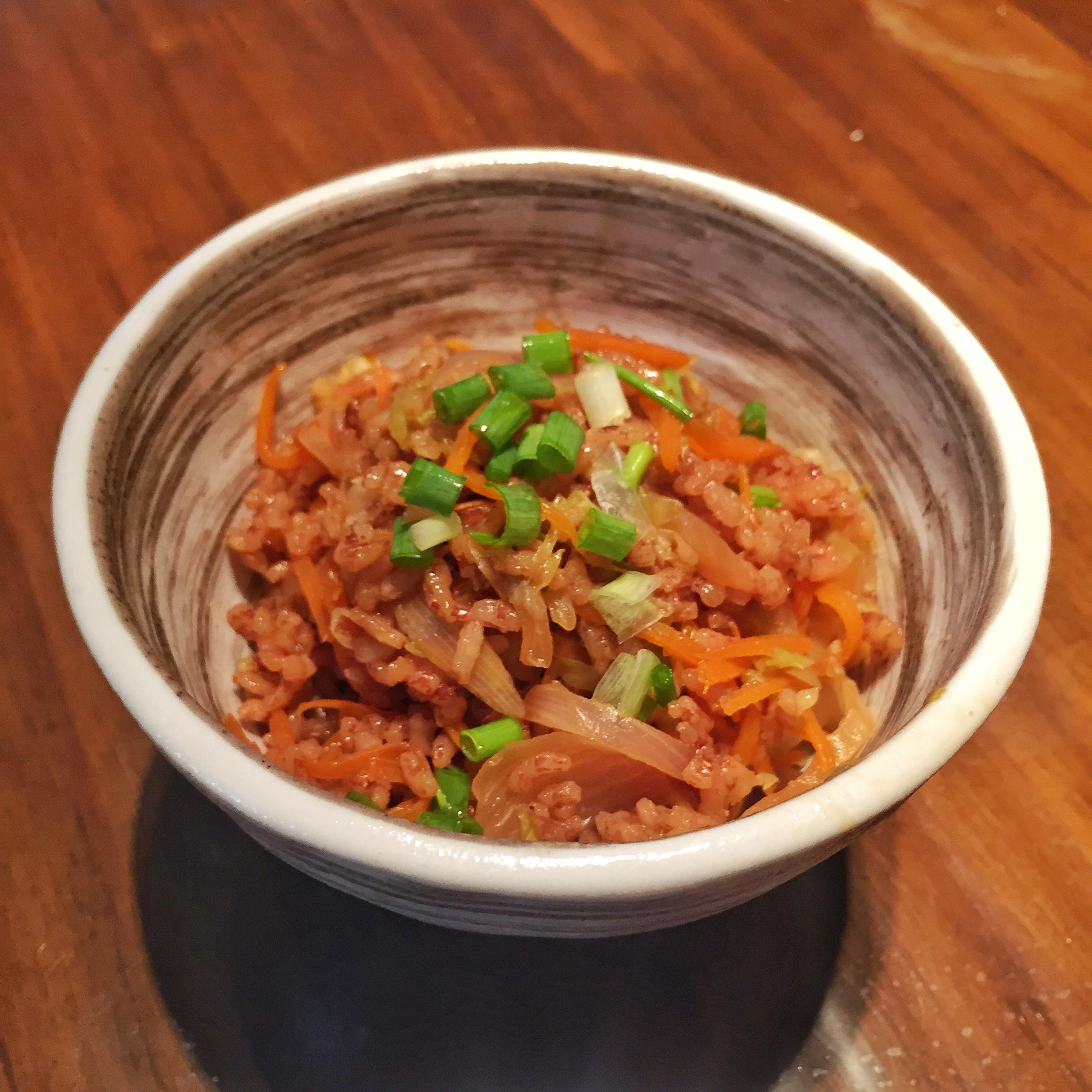 快手一人食------日式味噌時蔬煲仔紅米飯（陶瓷鍋版）的做法 步骤8