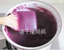 蜂蜜桂花紫薯凍的做法 步骤3