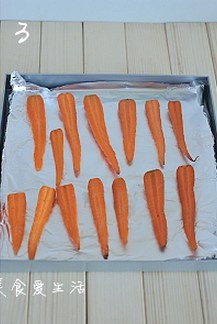 烤胡蘿蔔的做法 步骤3