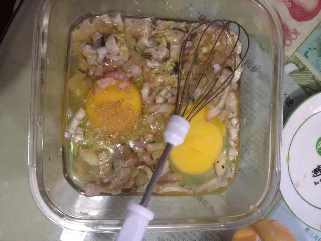 牡蠣煎蛋的做法 步骤2