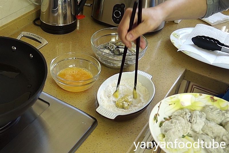 香煎牡蠣 Oysters Fried-yanyanfoodtube的做法 步骤3