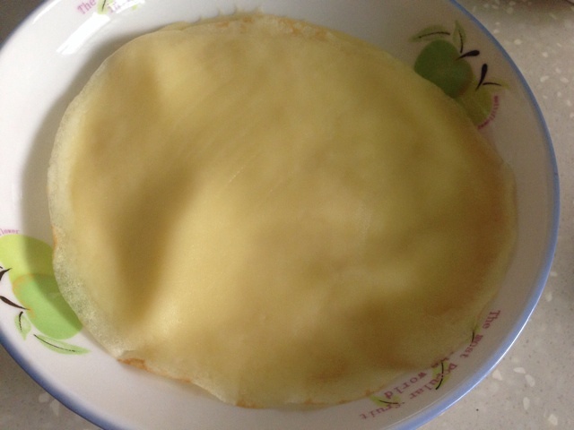 芒果千層蛋糕，100%成功告別煎皮無能的做法 步骤4