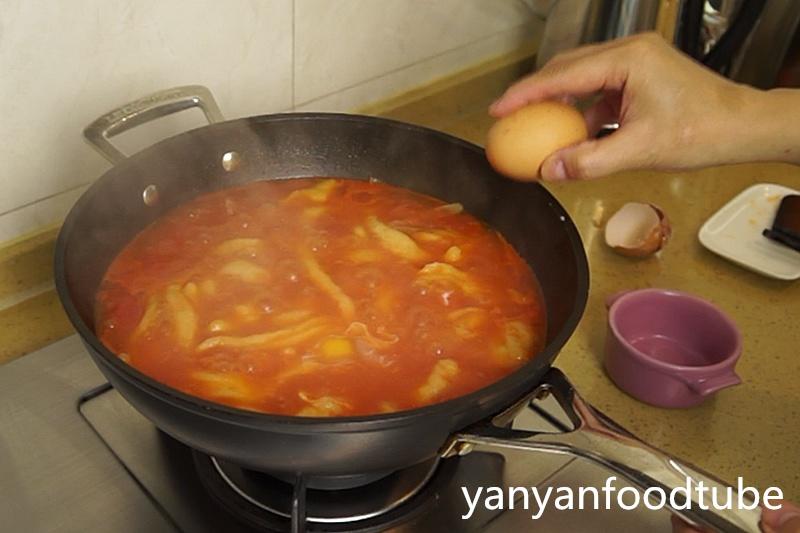 面魚蔬菜湯 Dough fish Soup的做法 步骤6