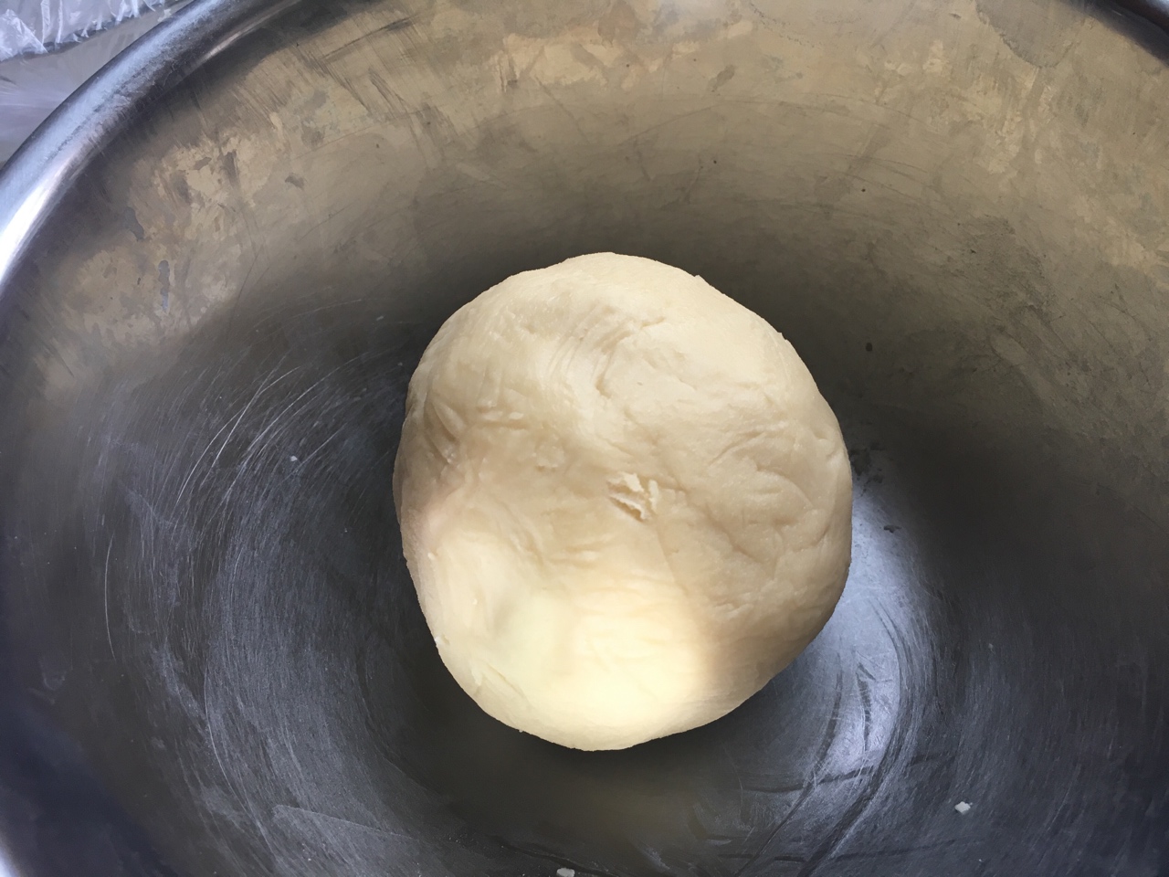 蛋黃酥——奶香濃郁芋泥餡（無豬油版）實踐中總結出的詳細製作流程的做法 步骤9
