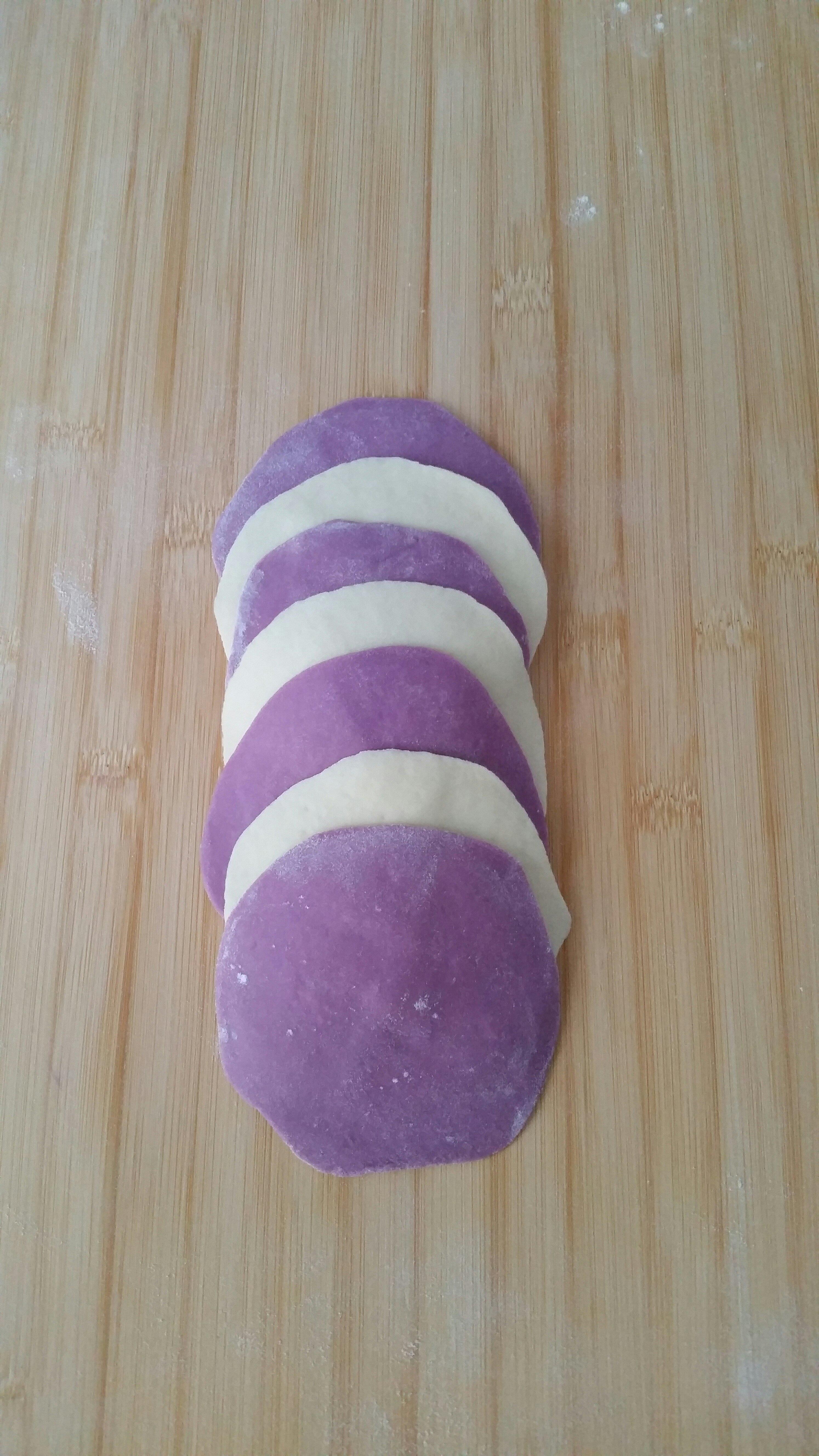 紫薯玫瑰花饅頭的做法 步骤22