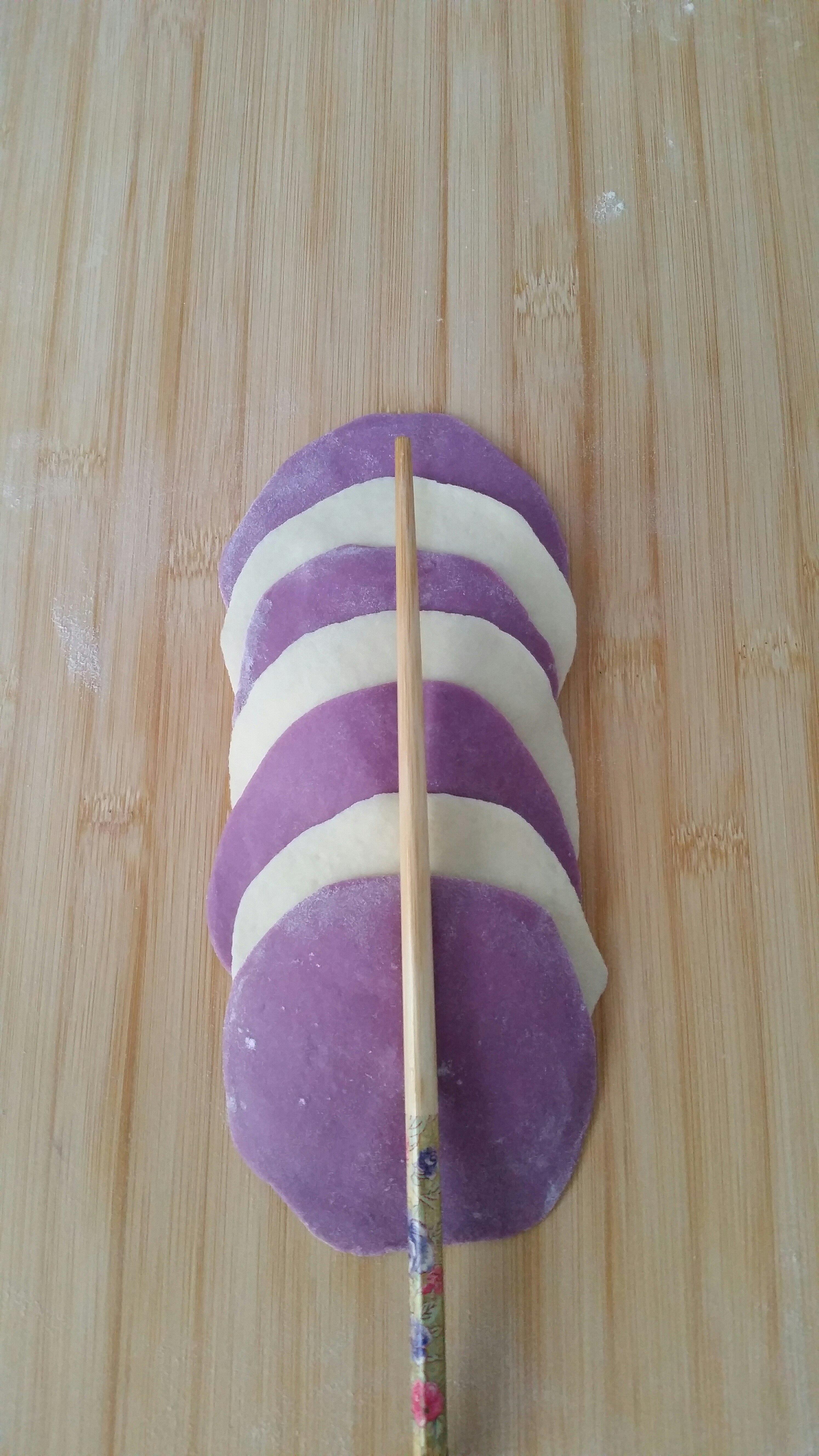 紫薯玫瑰花饅頭的做法 步骤23