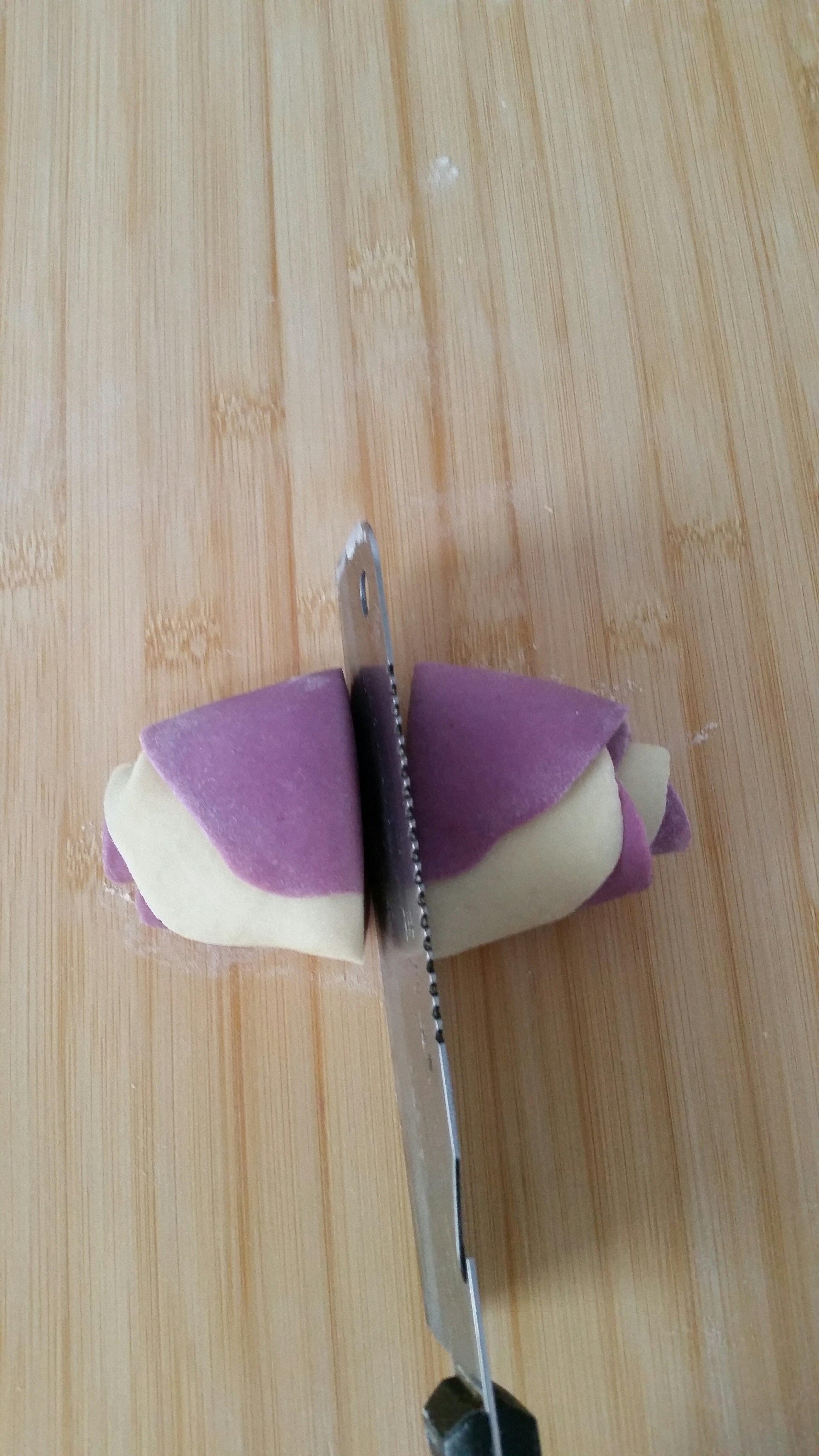 紫薯玫瑰花饅頭的做法 步骤28