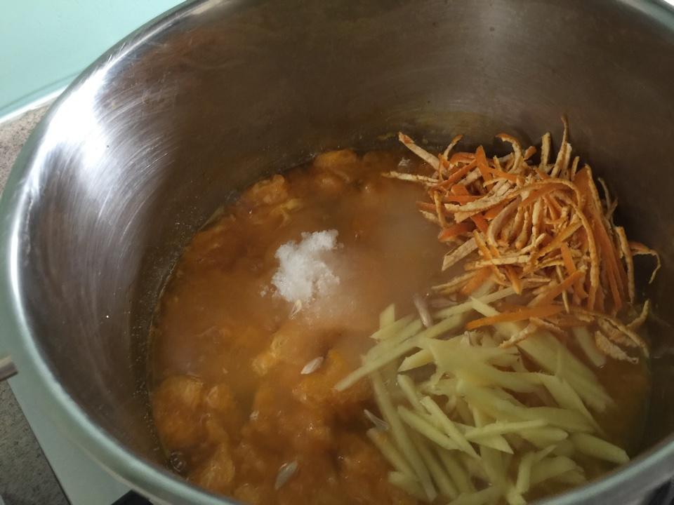 生薑桔子暖胃醬的做法 步骤3
