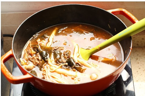 韓式辣牛肉湯飯的做法 步骤7
