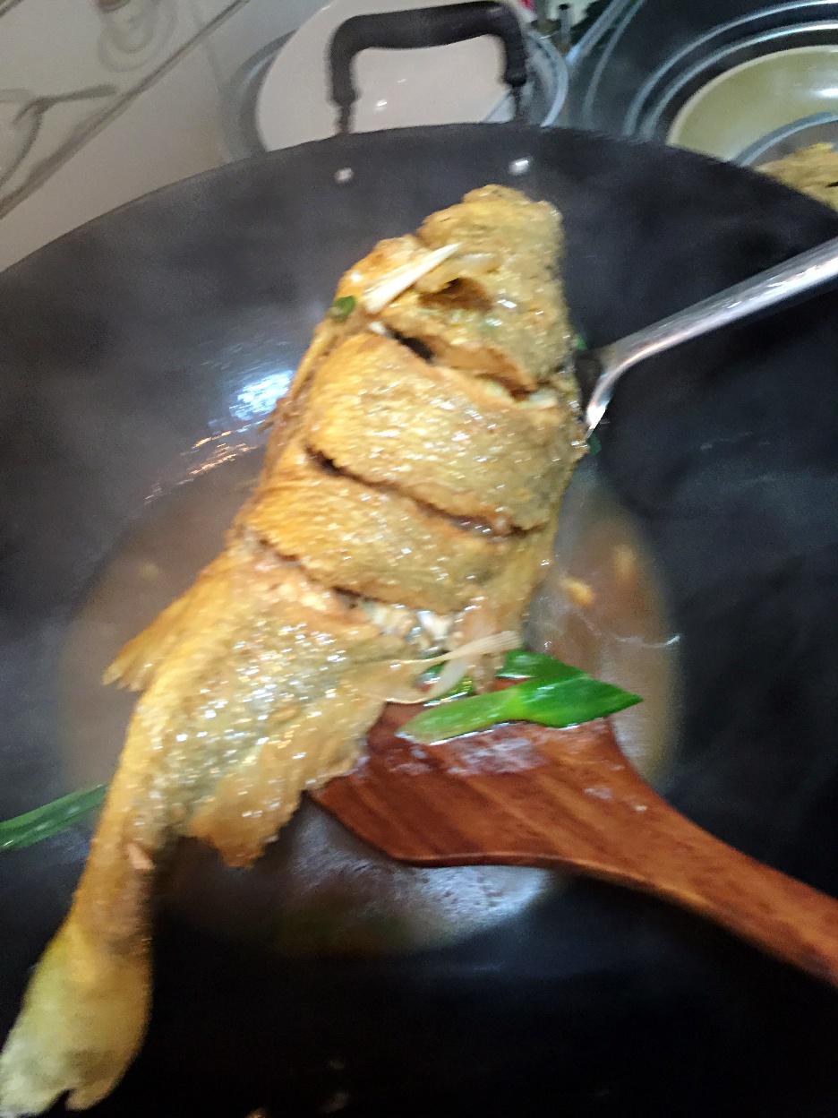 老丁的私房菜-紅燒黃花魚的做法 步骤8
