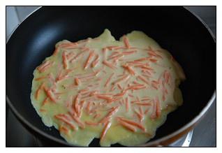 胡蘿蔔雞蛋餅的做法 步骤8