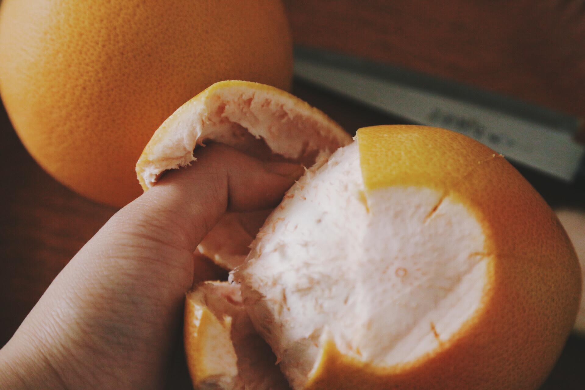 葡萄柚的開啟方式的做法 步骤5
