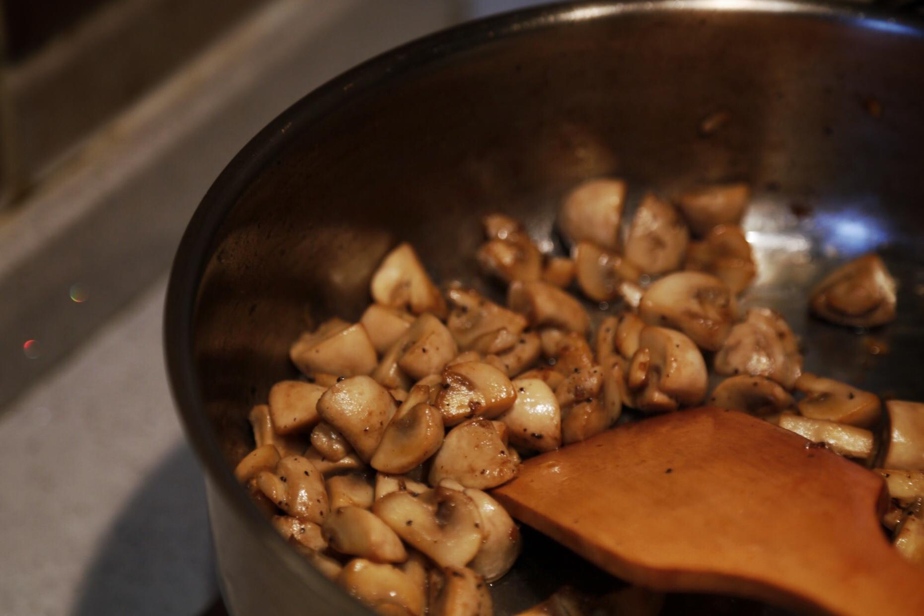 扇貝蘑菇暖食沙拉的做法 步骤4