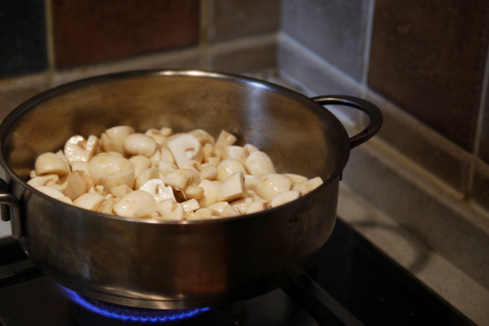 扇貝蘑菇暖食沙拉的做法 步骤3