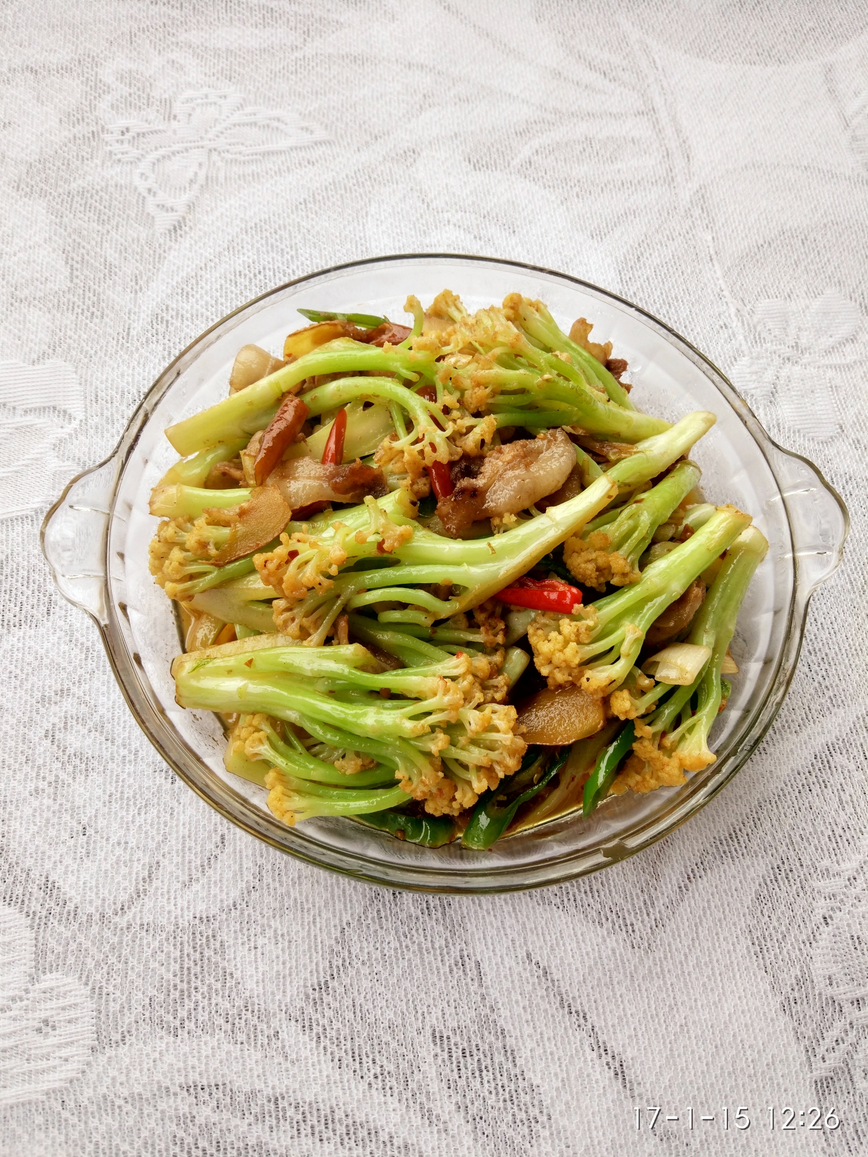 幹鍋花菜的做法 步骤10
