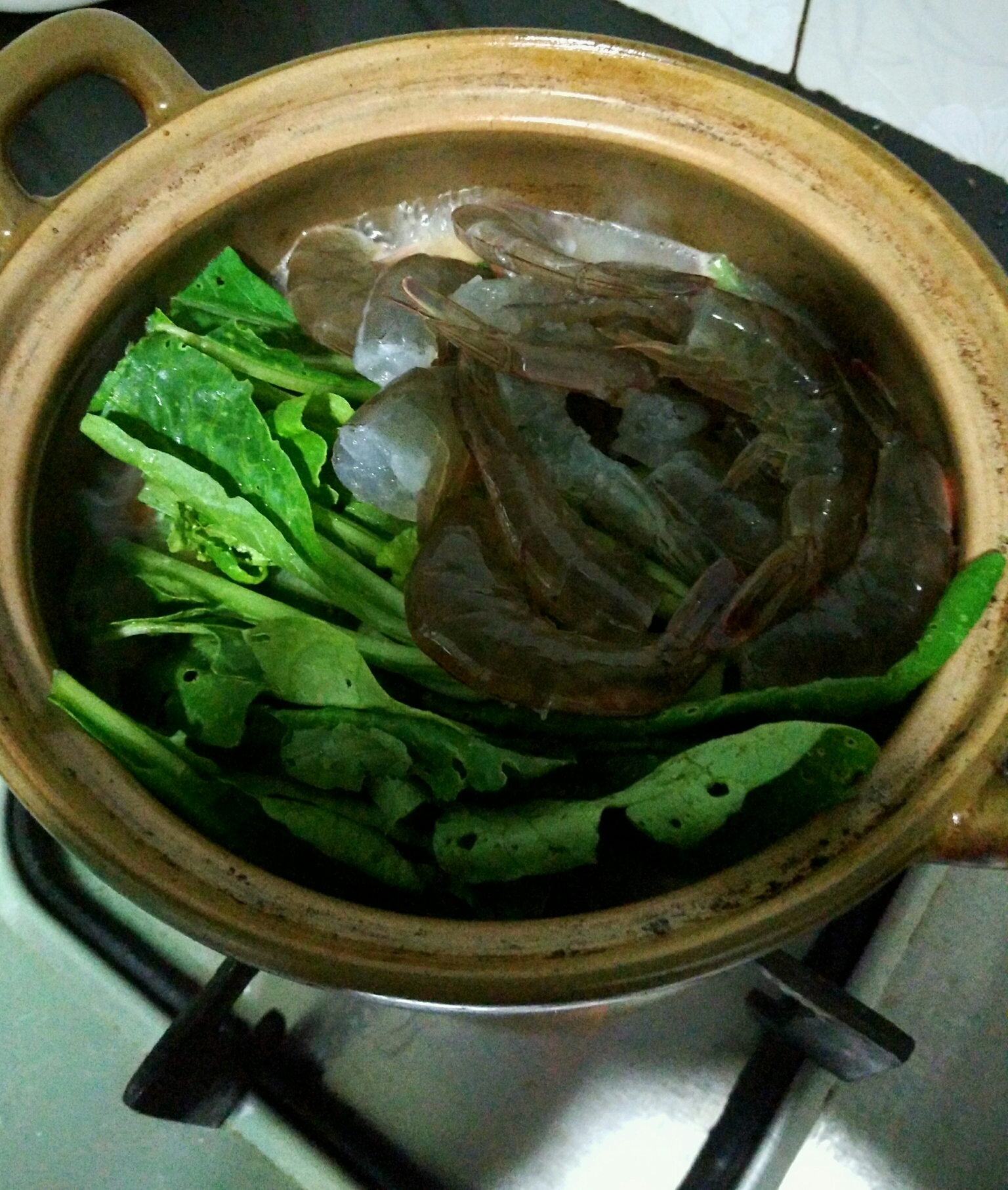 豆苗蝦球湯的做法 步骤6