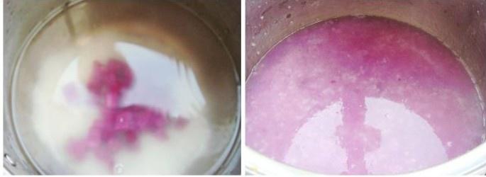 桂花紫薯粥的做法 步骤2