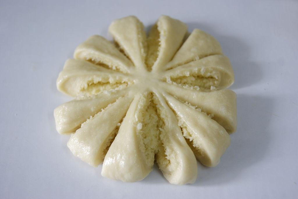 椰蓉菊花面包（湯種）的做法 步骤11