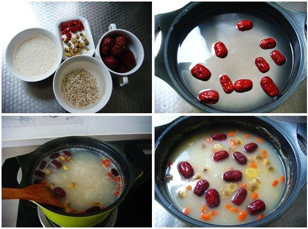 薏米紅棗菊花粥——適合炎炎夏日的粥的做法 步骤4